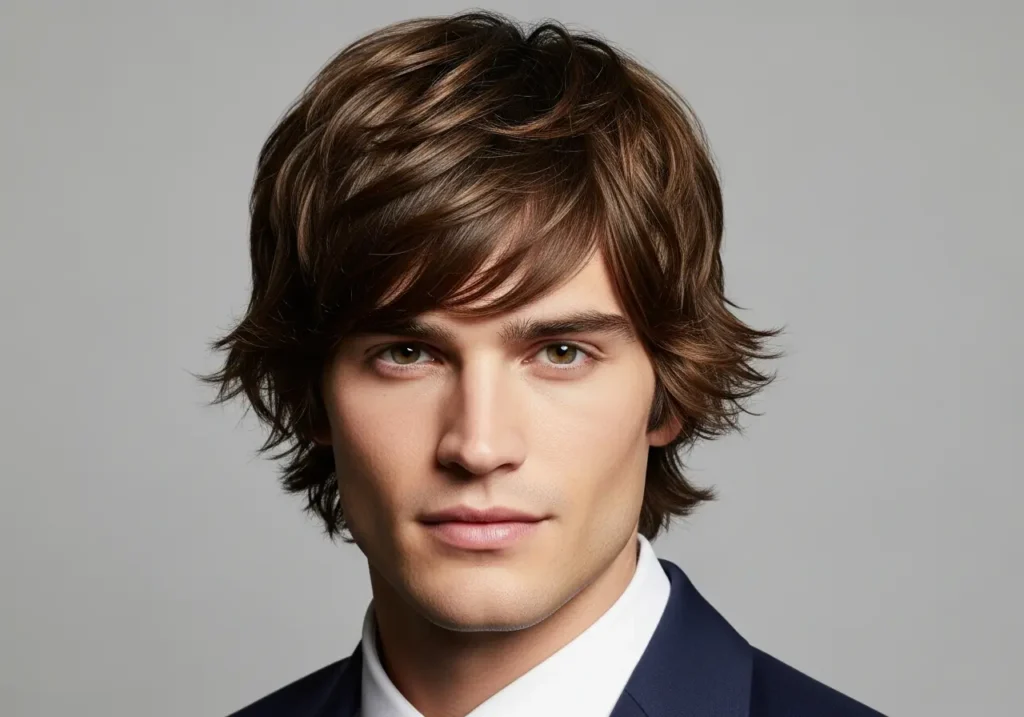 1 The Classic Medium Shag
Shaggy Hairstyles For Men