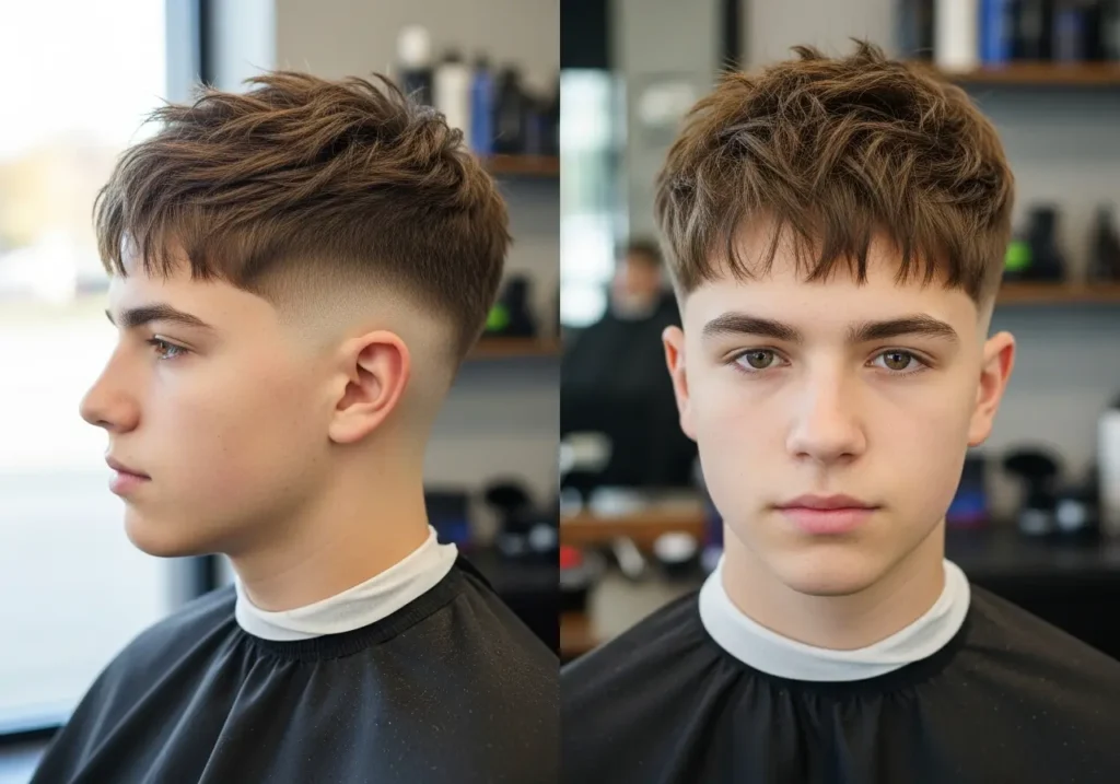 The Textured Crop with Fade
Trendy Teen Boy Haircuts
