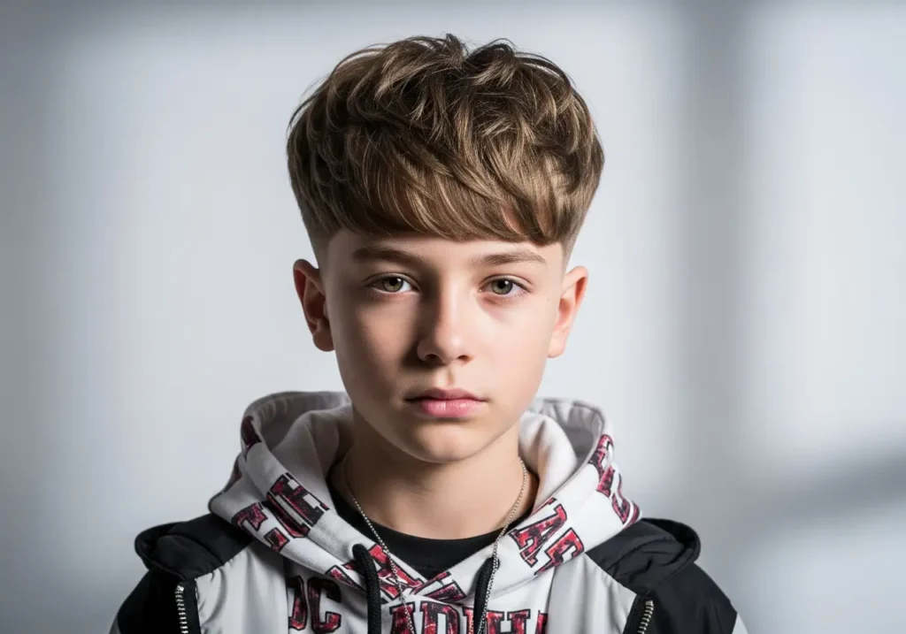 Bowl Cut Modern Version
School Hairstyles For Boys