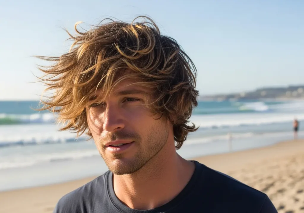 13 The Surfer Shag
Shaggy Hairstyles For Men