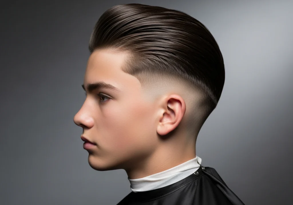 Slick Back Fade
Best Haircuts For Teen Boys