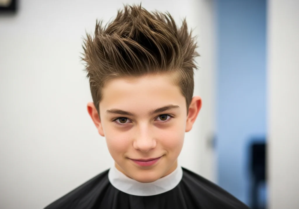 Spiky Textured Top
Best Haircuts For Teen Boys