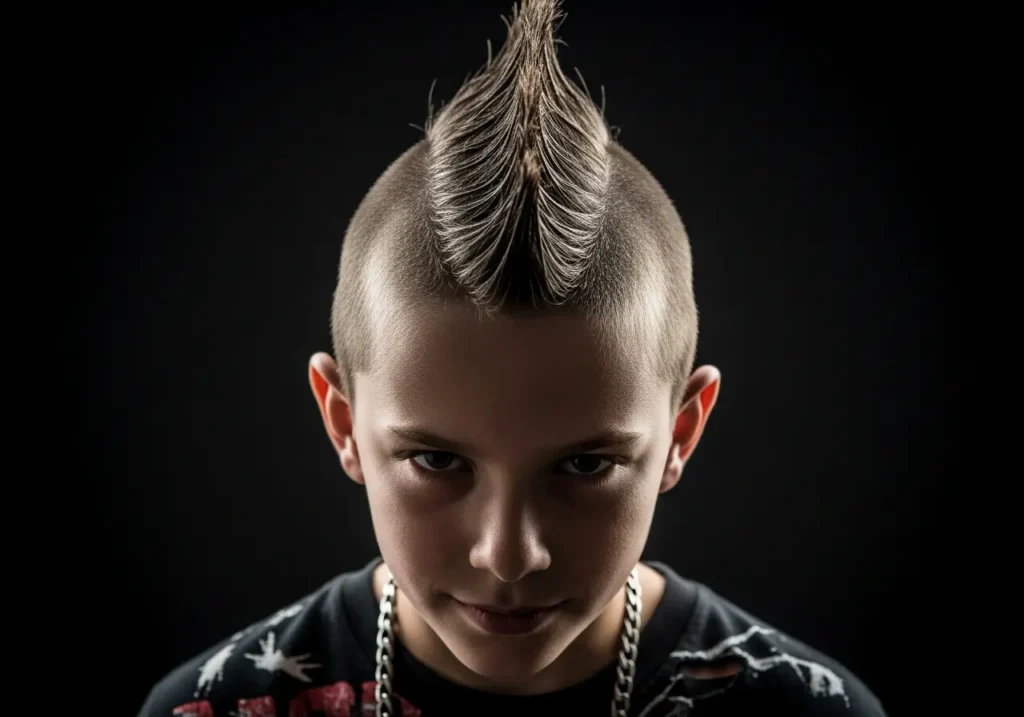 Mohawk With Taper
School Hairstyles For Boys