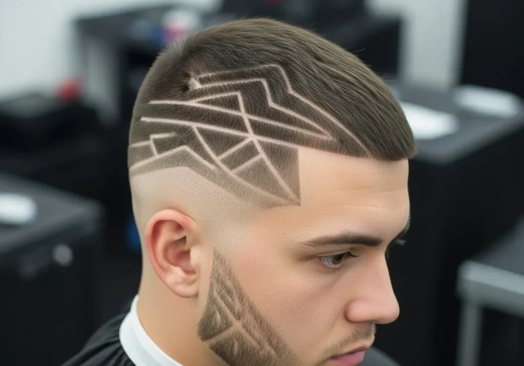 18 Low Fade with Design
Low Fade Hairstyles