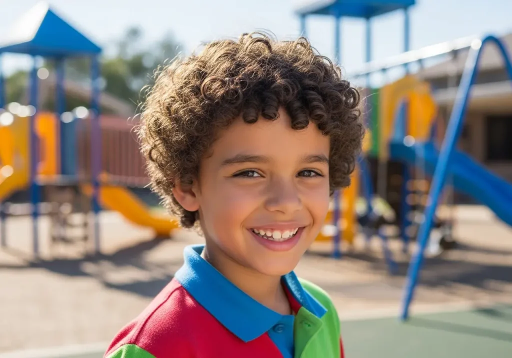 Short Curly Style
School Hairstyles For Boys