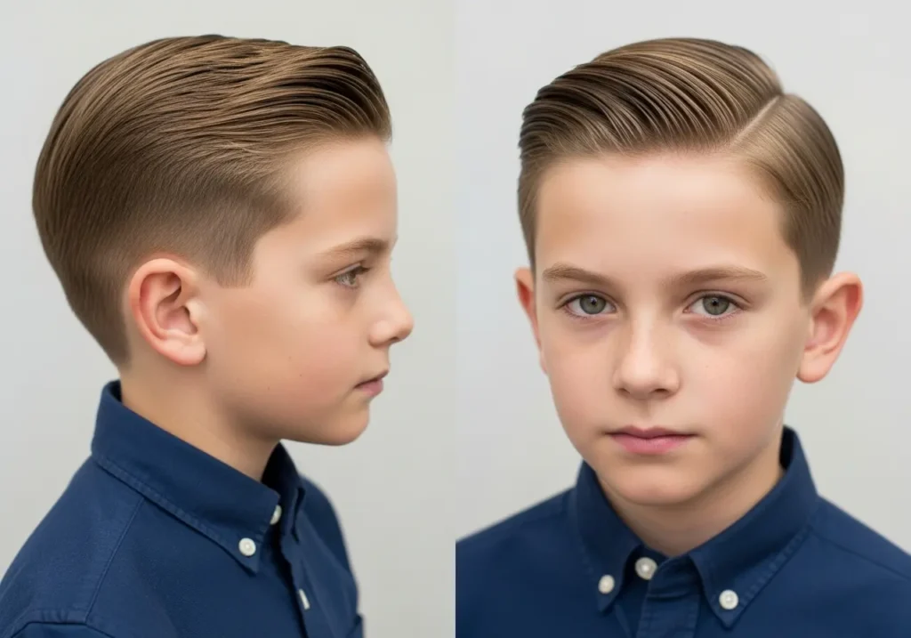 Side Part With Taper
School Hairstyles For Boys