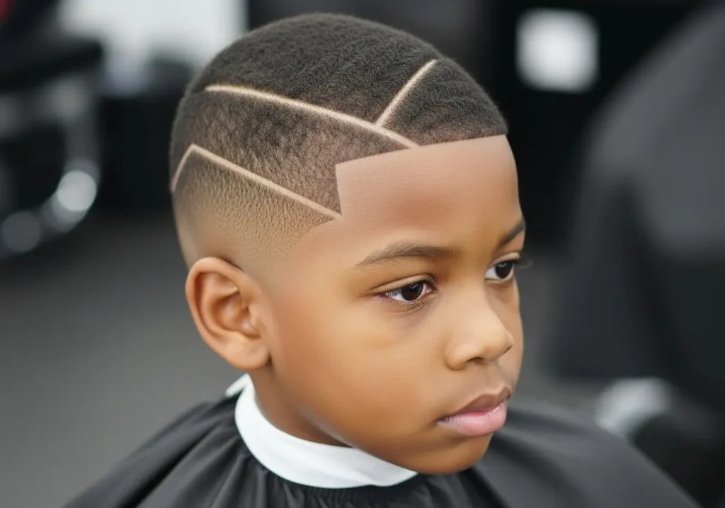 5 Buzz Cut With Hard Part Design
Haircuts For Black Boys
