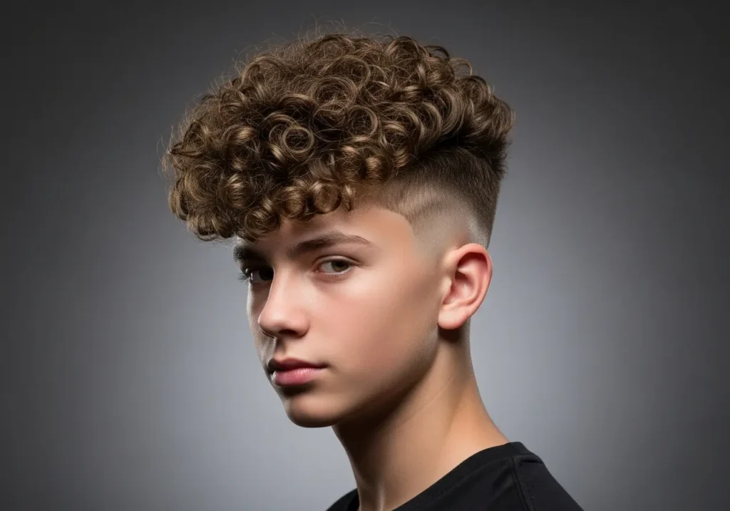 The Broccoli Cut with Curly Volume
Trendy Teen Boy Haircuts