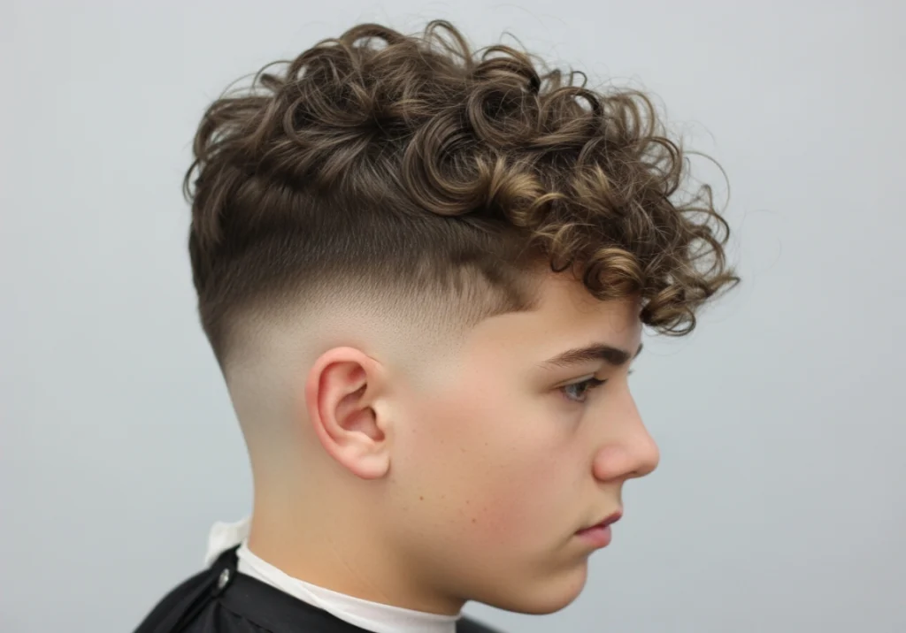 Curly Top Fade
Best Haircuts For Teen Boys