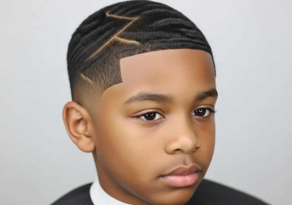 9 360 Waves With Low Taper
Haircuts For Black Boys