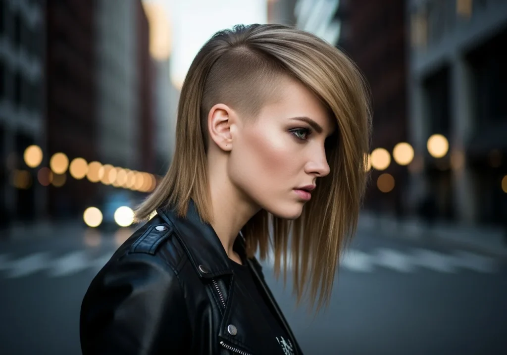 Asymmetrical Long Haircuts