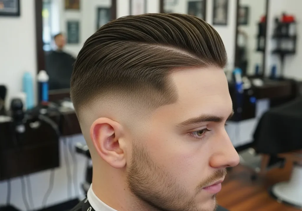 Classic Side Part with Taper Fade
Side Parted Hairstyles For Men