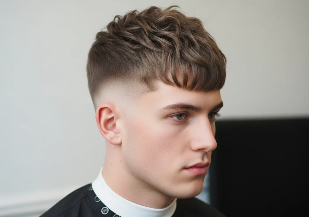 Classic Textured Crop with Layered Fringe