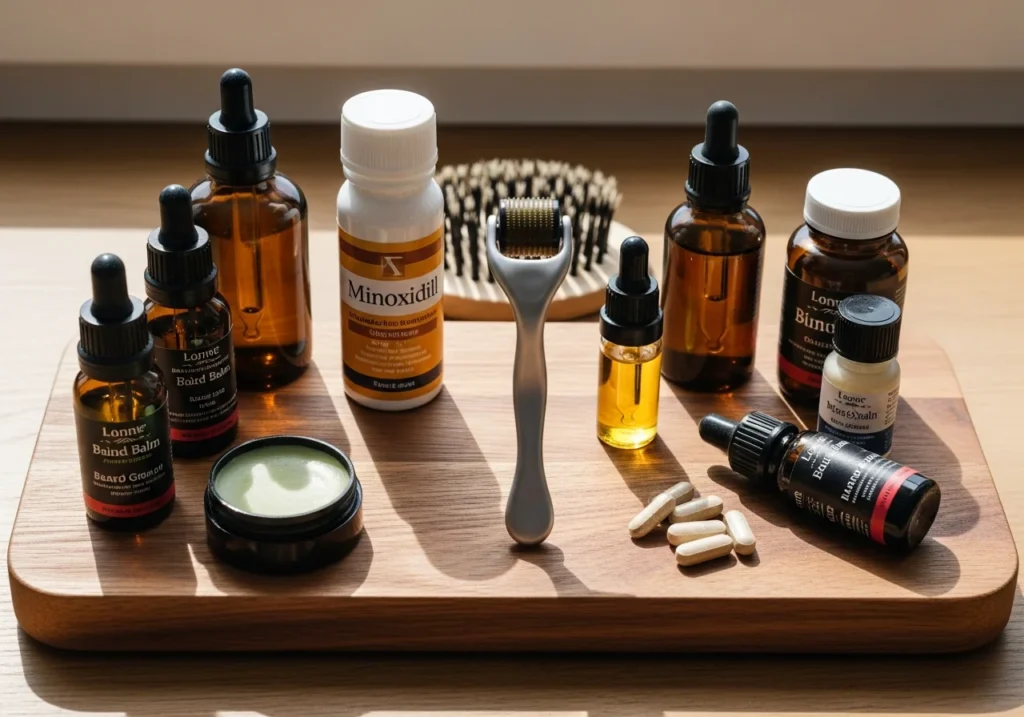 Combining Beard Rollers with Growth Products