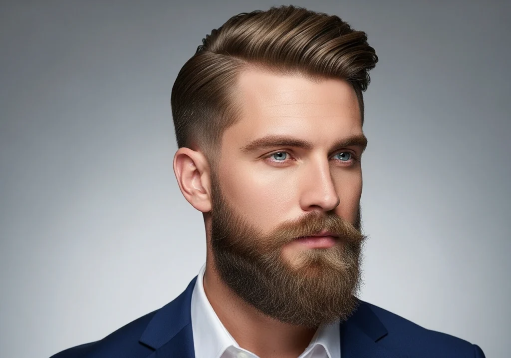 Combining Beards with Scandinavian Haircuts