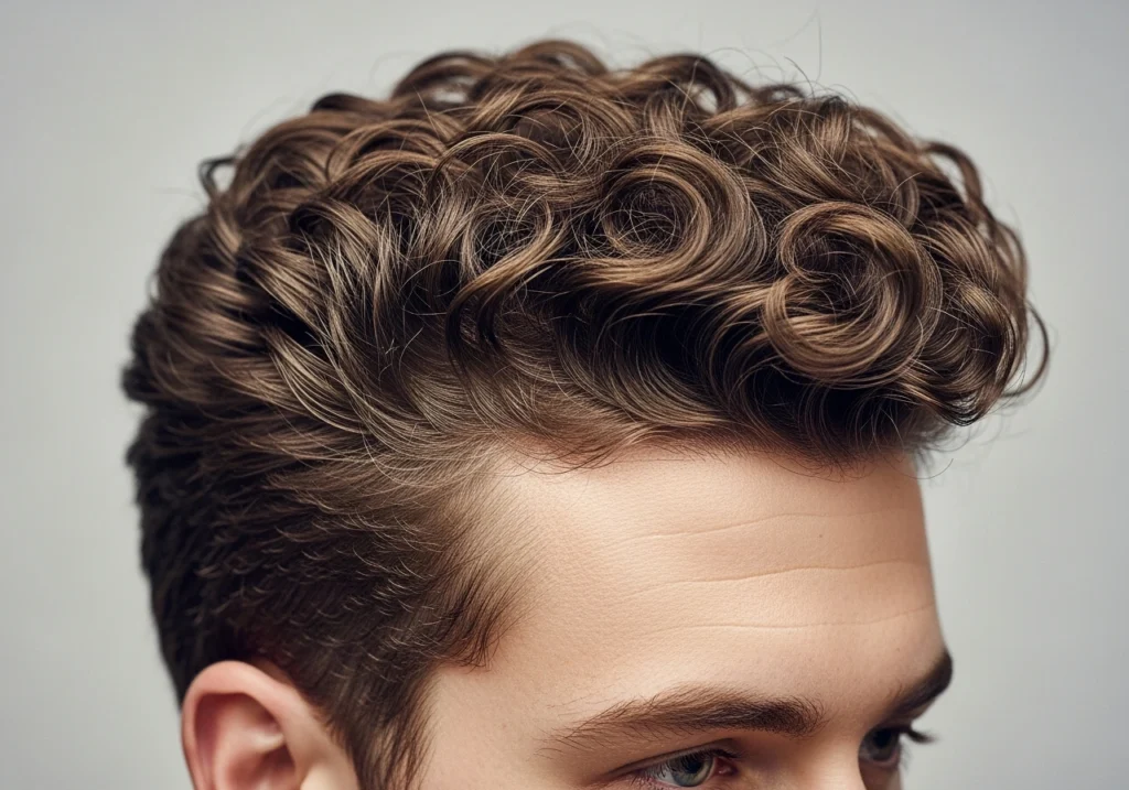 Curly Pompadour