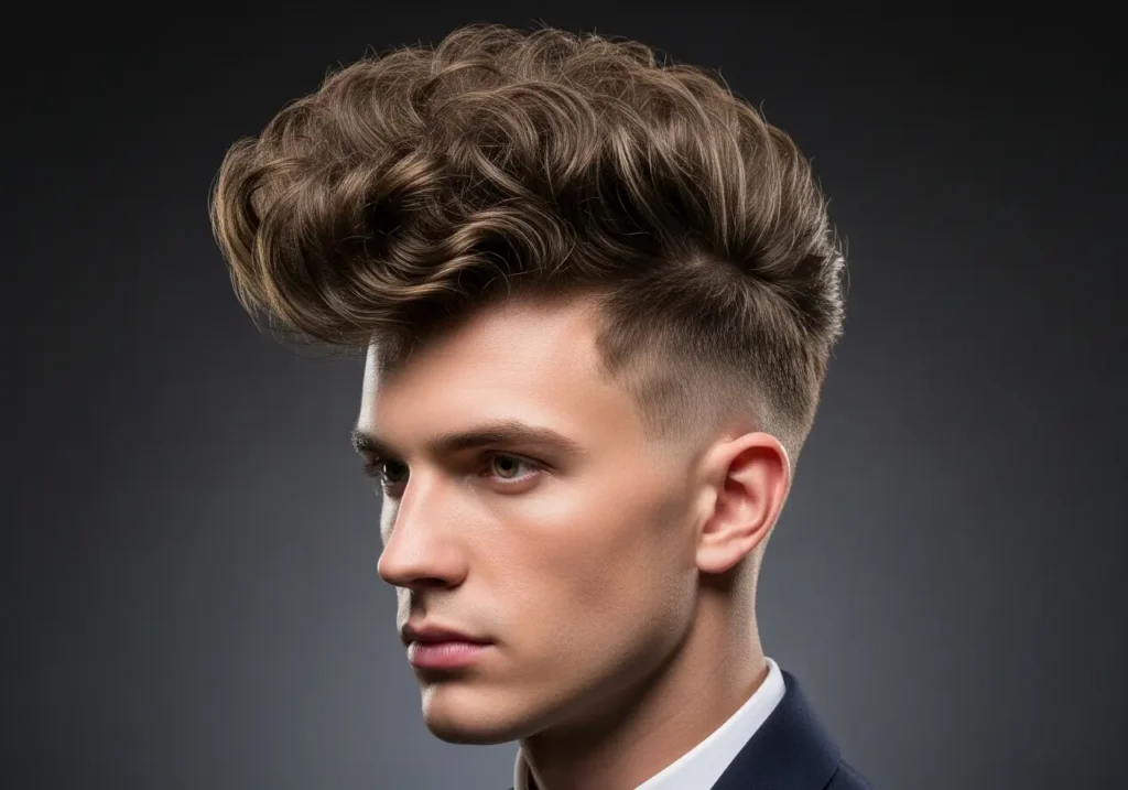 Curly Quiff with Volume
Curly Hairstyles For Medium Hair