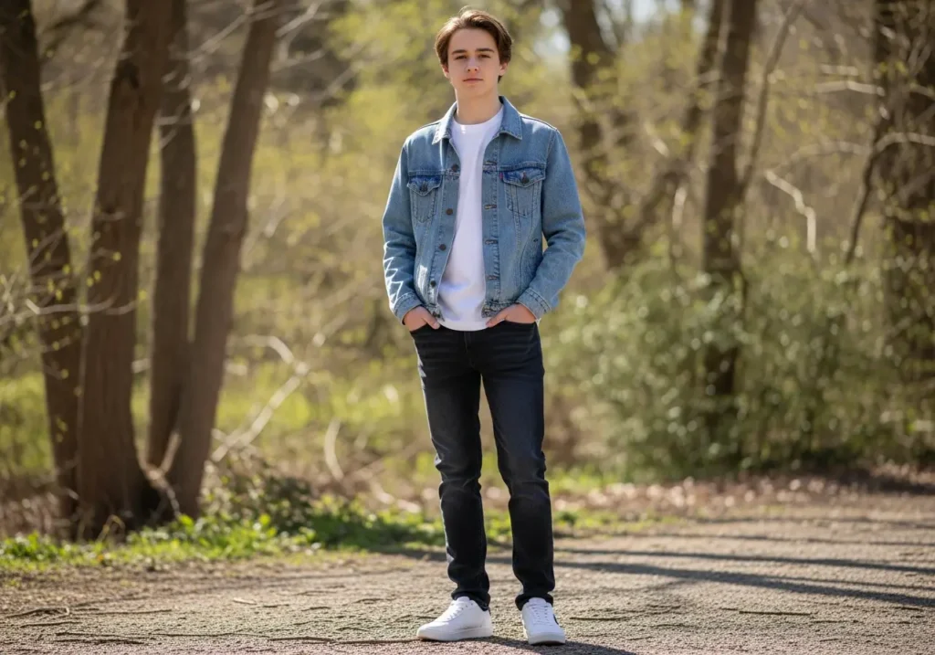 Denim on Denim Done Right
Outfits For Teen Boys 