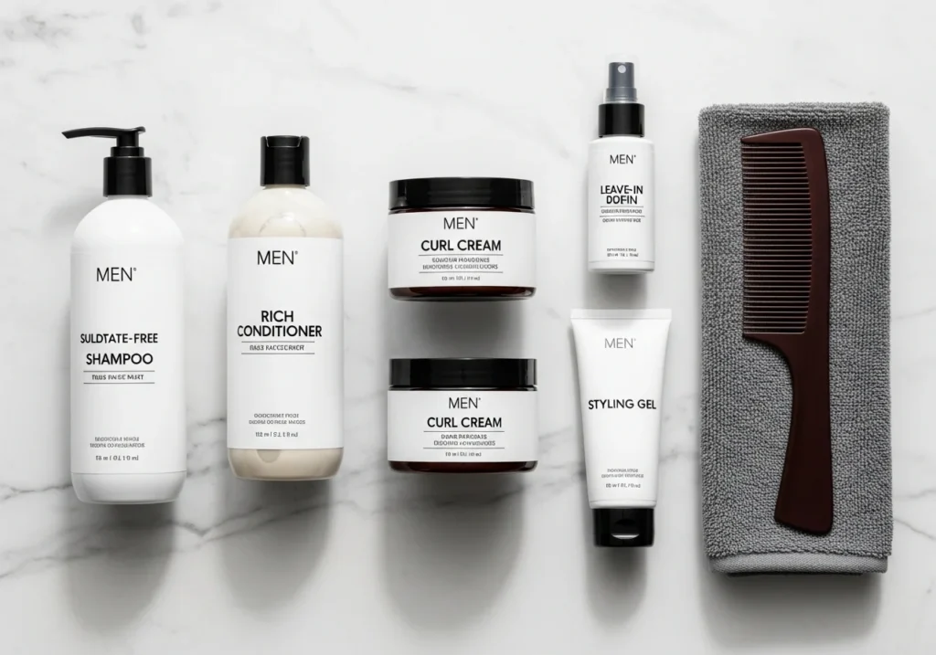 Essential Products Every Curly-Haired Man Needs