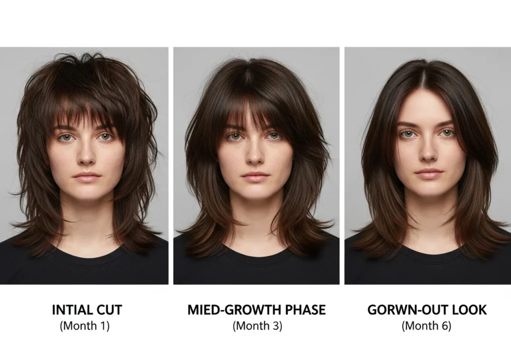 Growing Out Your Wolf Cut