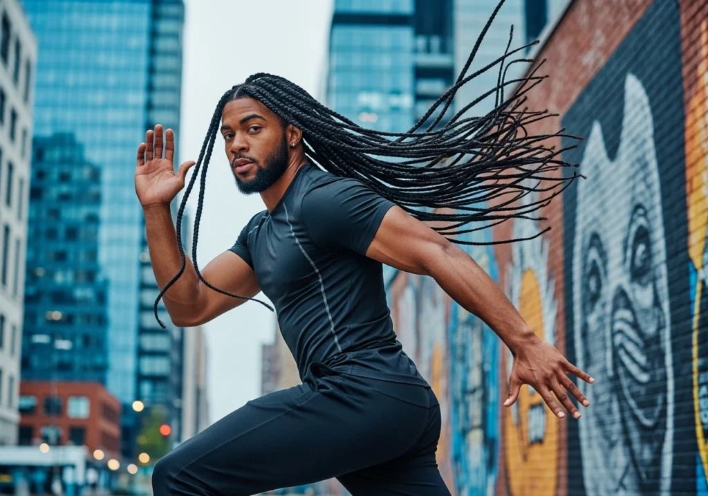 Jumbo Box Braids for Bold Statements