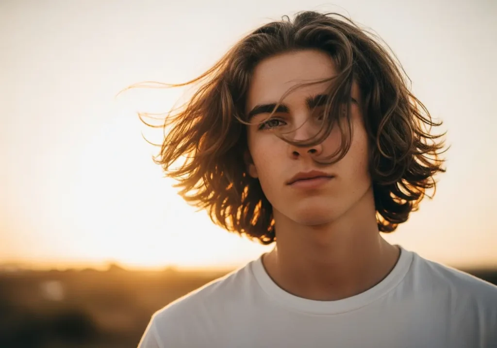 Long Flow and Grown-Out Styles
Teenage Men Haircuts