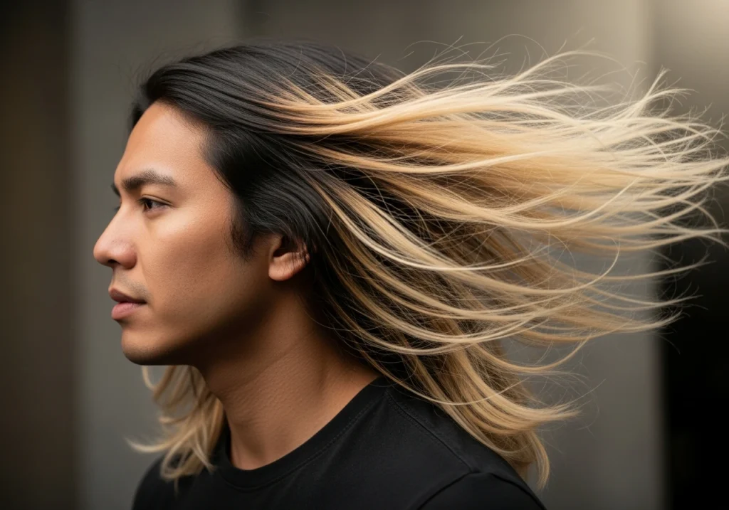 Long Flow with Blonde Balayage