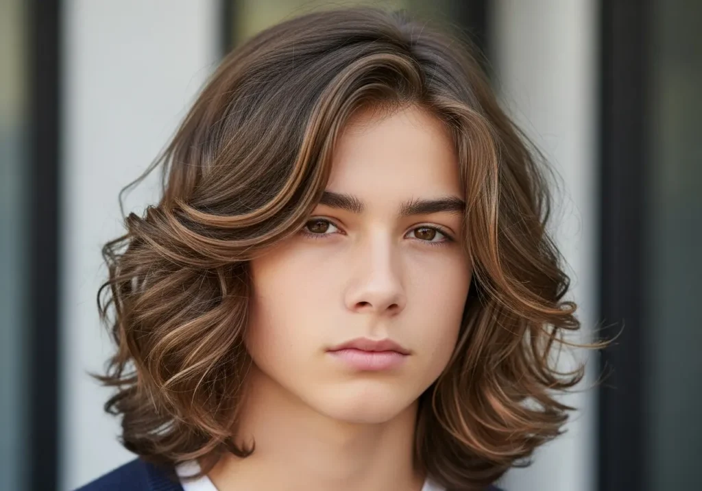 Long Wavy Hairstyle
Long Hairstyles For Boys