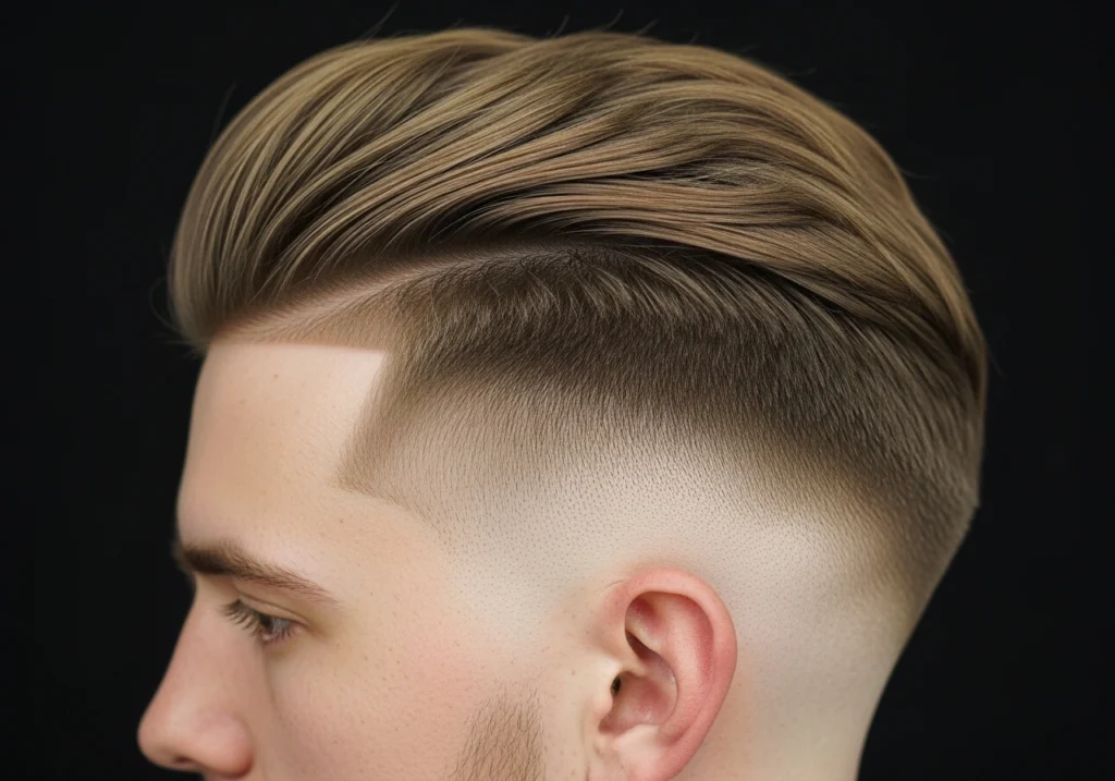 Longer Top with Temple Fade