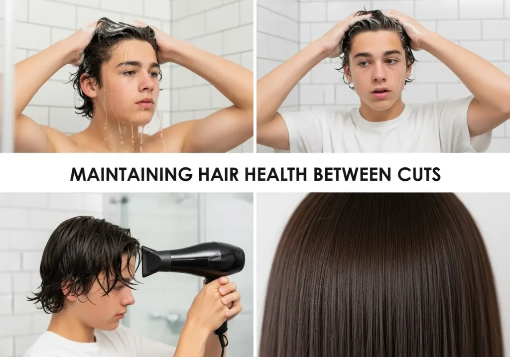 Maintaining Hair Health Between Cuts
Trendy Teen Boy Haircuts