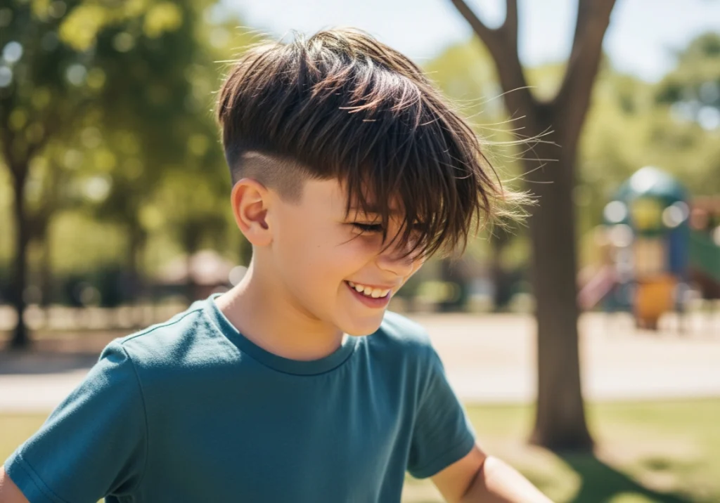 Messy Fringe Style
Cool Boy Haircuts