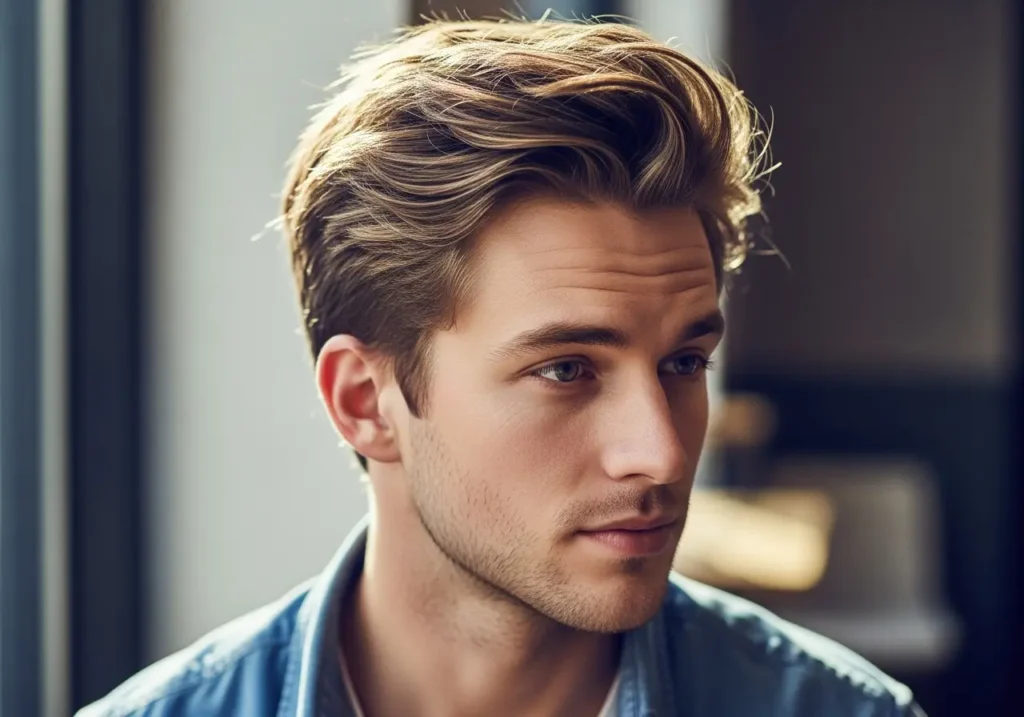Messy Side Part
Side Parted Hairstyles For Men