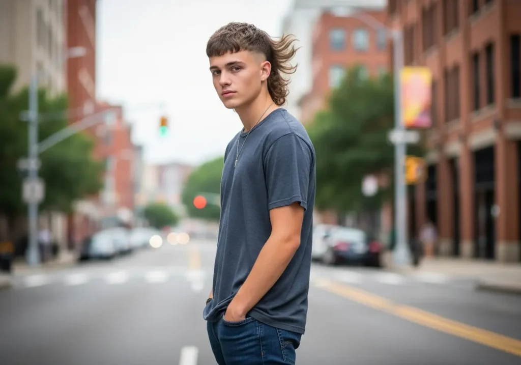 Modern Mullet and Shag Variations
Teenage Men Haircuts