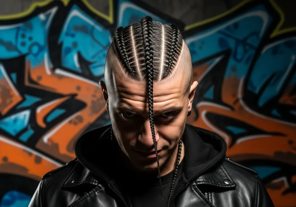 Mohawk Braids for Bold Statement Braided Hairstyles For Men’s