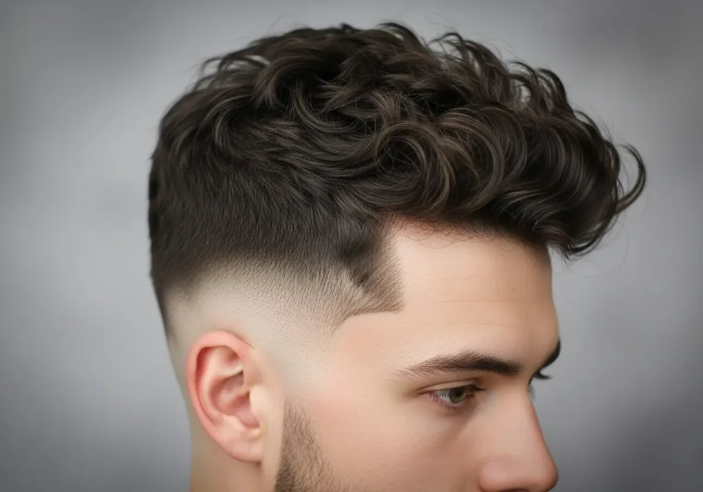 Natural Flow with Mid Fade
Curly Hairstyles For Medium Hair