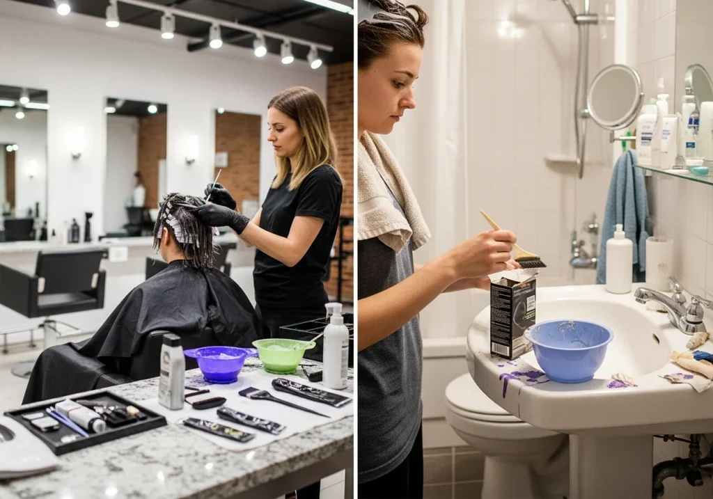 Professional Application versus Home Coloring