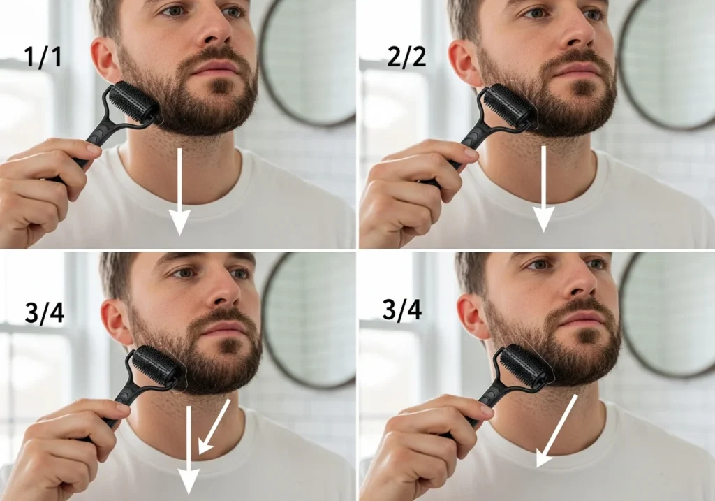 Proper Technique for Using Beard Rollers