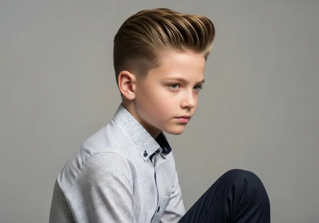 Short Pompadour Adaptations
Medium Length Hairstyles 