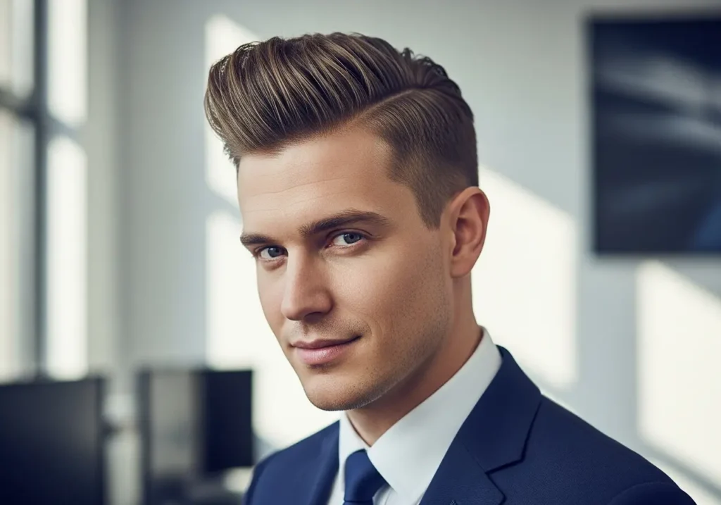 Side Part with Quiff
Side Parted Hairstyles For Men