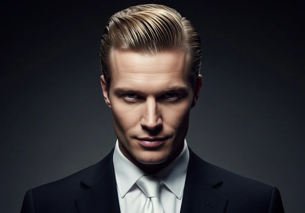 Slicked Back Blonde Power