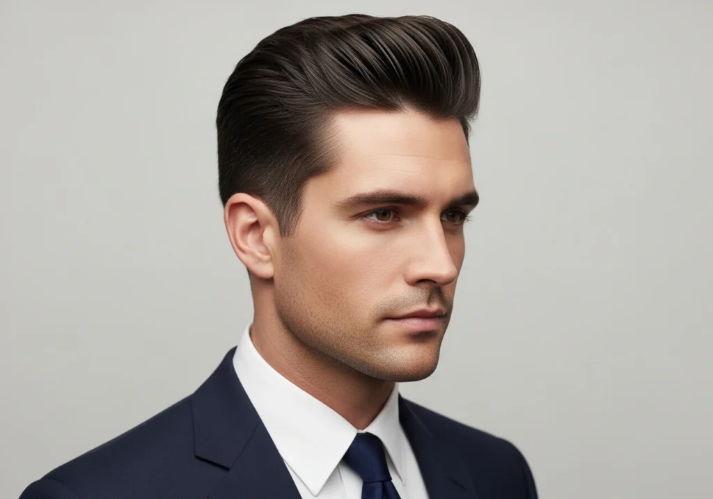 Tapered Pompadour