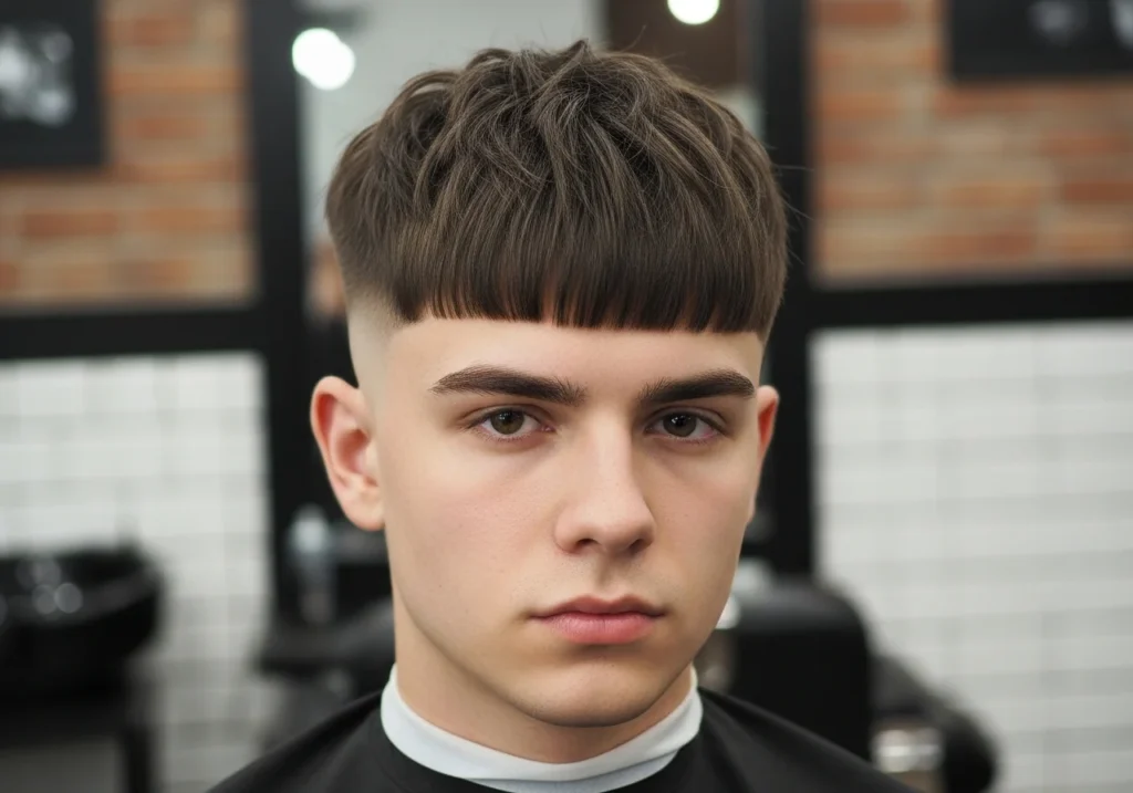 Textured French Crop with Disconnected Layers