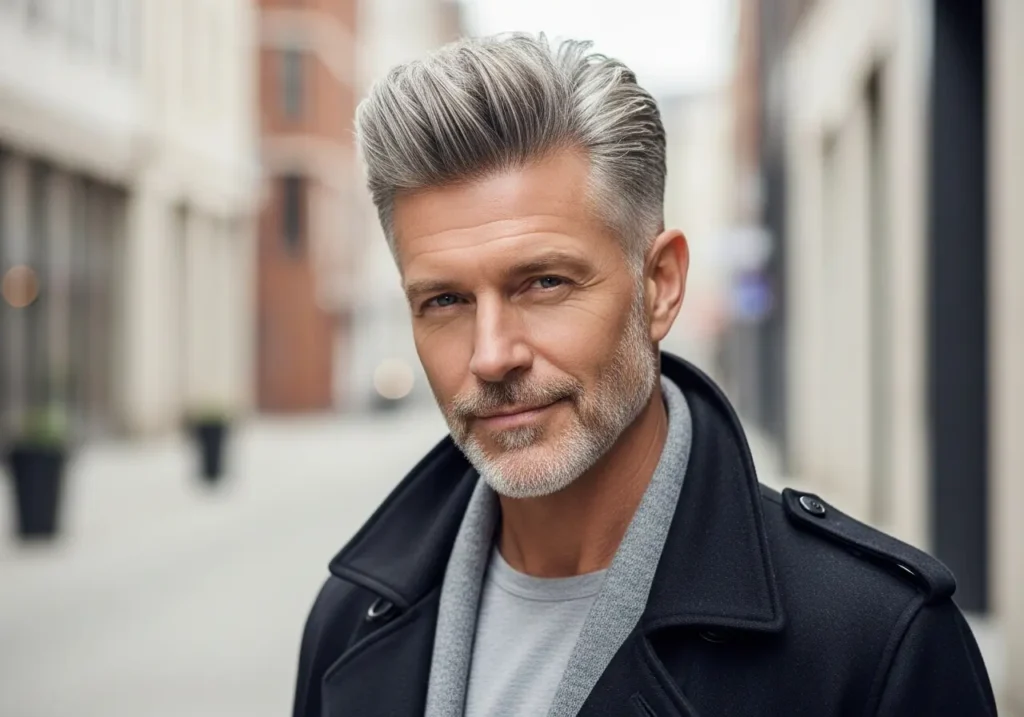 The Brushed Up Style
Hairstyles For Men Over 50 Years!