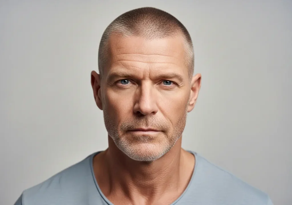 The Buzz Cut
Hairstyles For Men Over 50 Years!