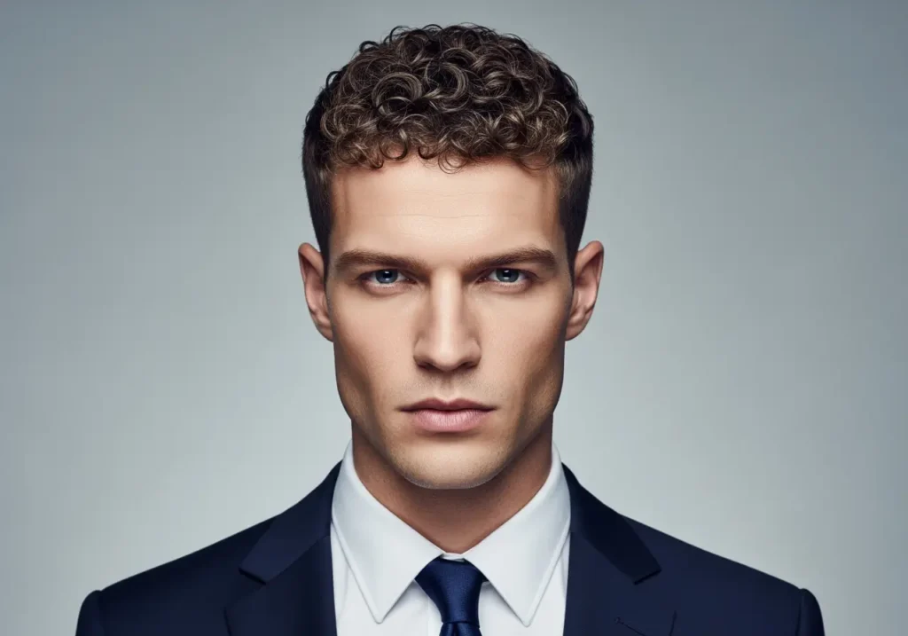 The Curly Buzz Cut
Haircuts For Men With Curly Hair