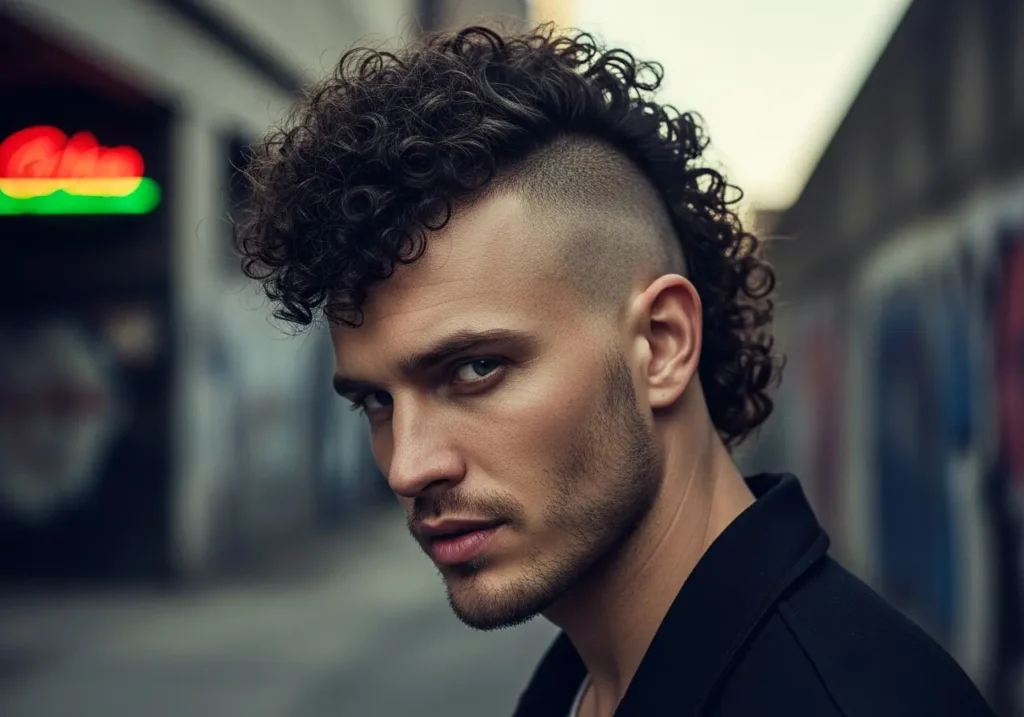 The Curly Mohawk
Haircuts For Men With Curly Hair