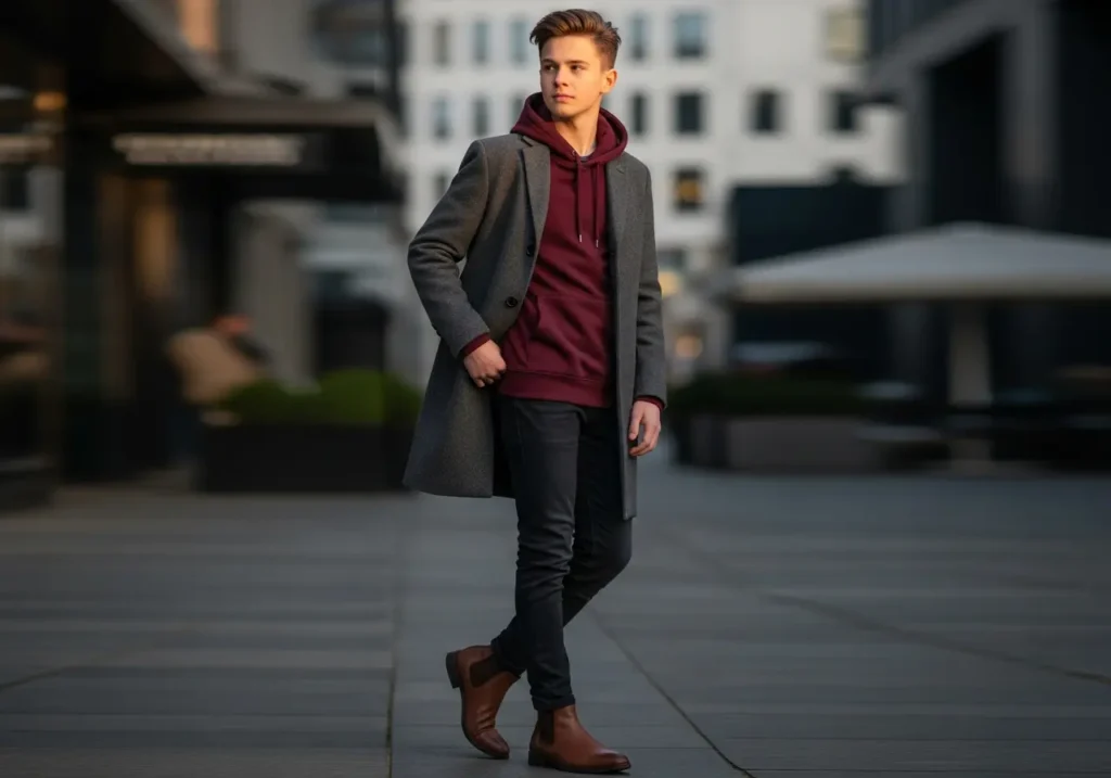 The Elevated Hoodie Look
Outfits For Teen Boys 