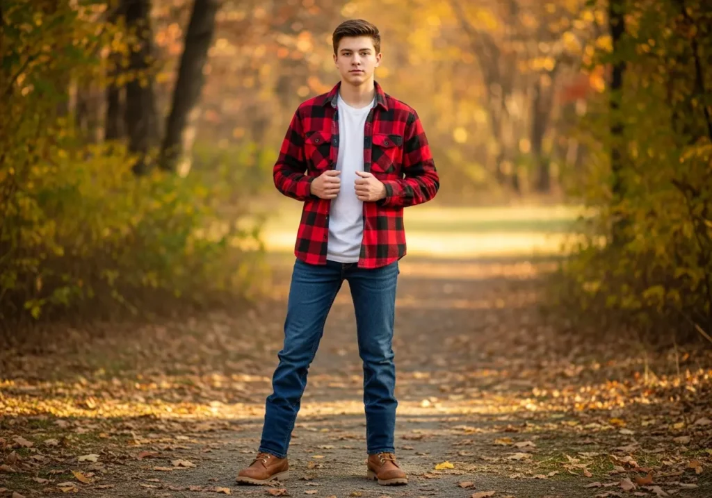 The Layered Flannel Formula
Outfits For Teen Boys 