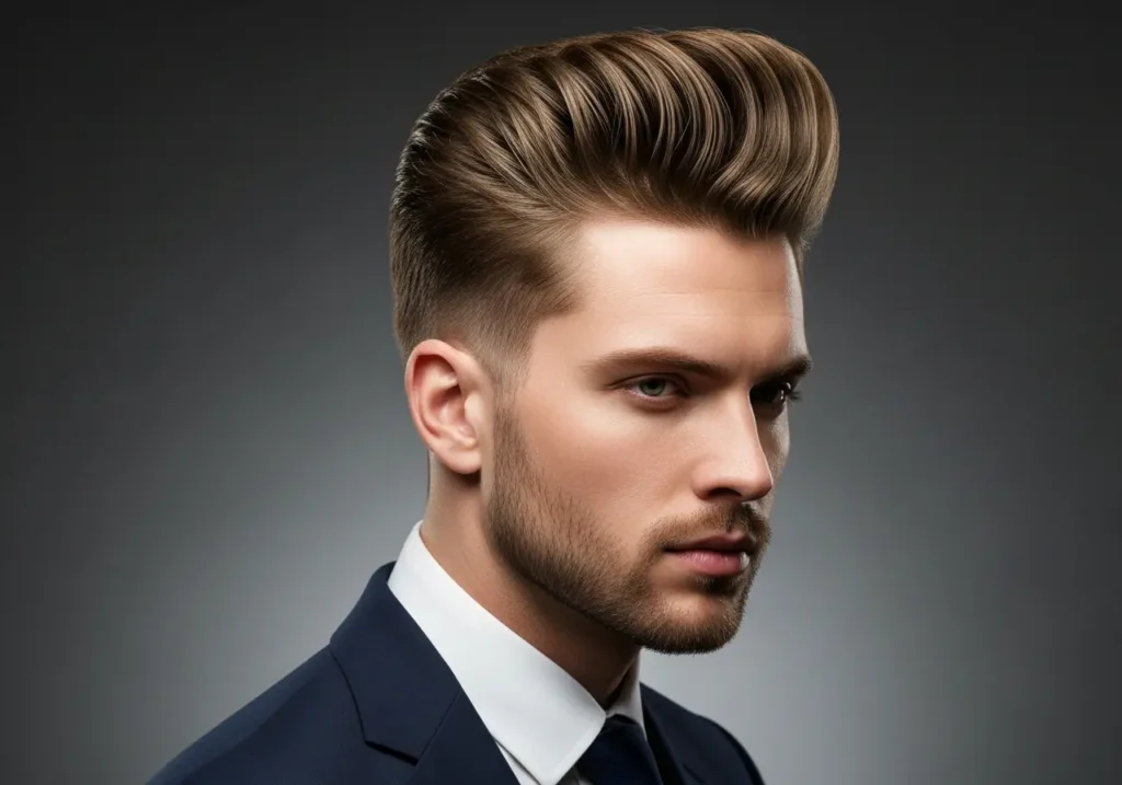 The Modern Pompadour
Haircuts for Oval Face Shapes