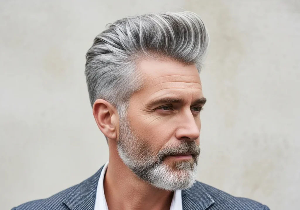 The Modern Quiff
Hairstyles For Men Over 50 Years!